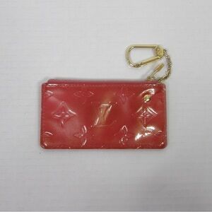 Red Vernis Louis Vuitton Key Pouch